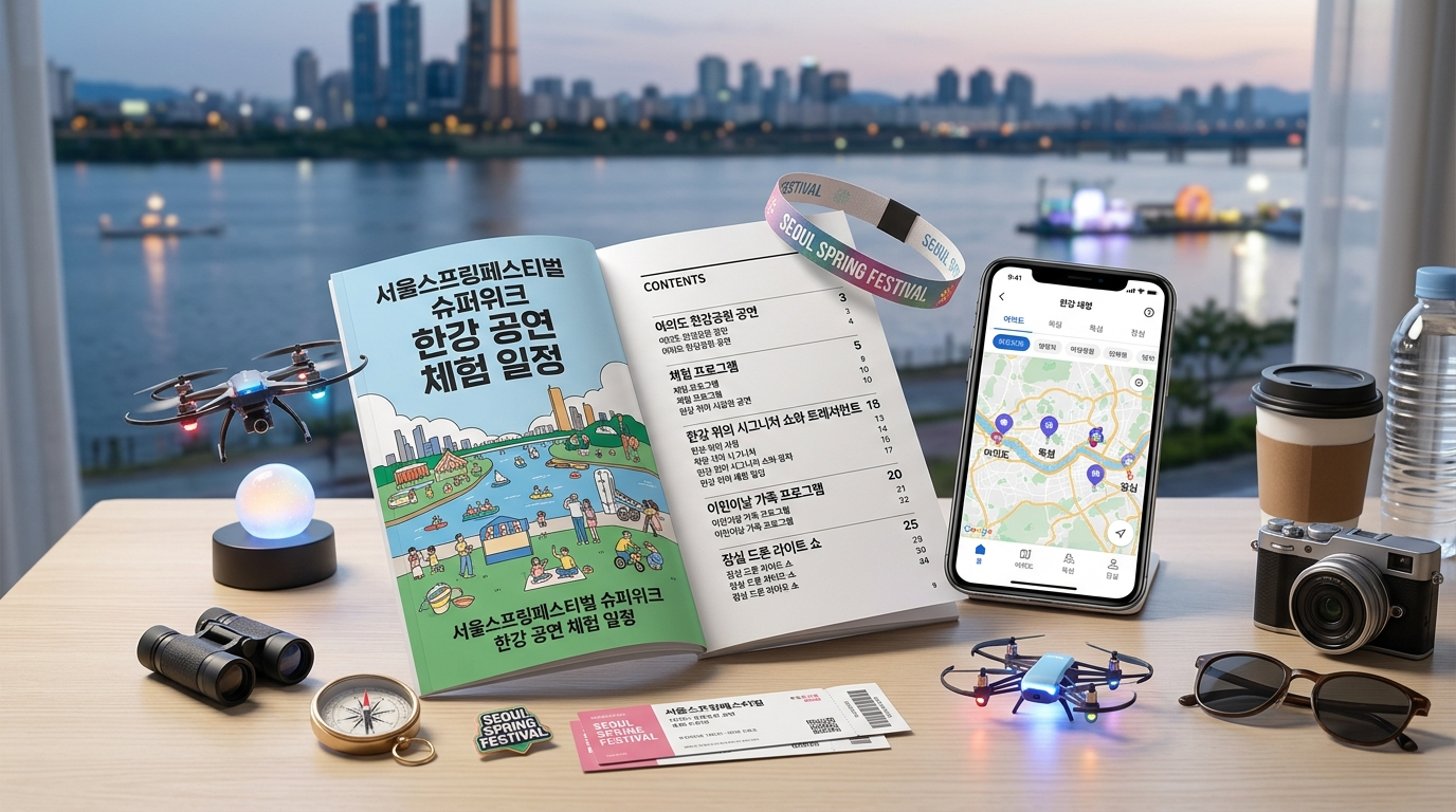 서울스프링페스티벌 슈퍼위크 한강 공연 체험 일정