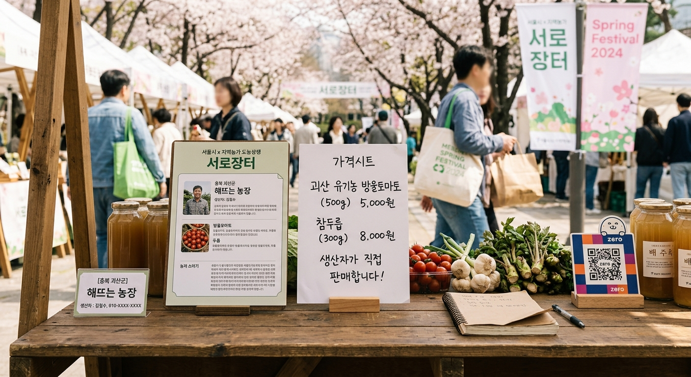 봄 축제와 장터가 만나면 생기는 특별한 풍경