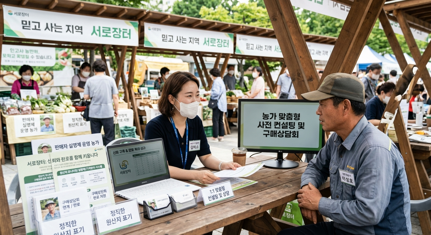 서로장터가 더 의미 있는 이유, 신뢰와 판로를 함께 키웠어요