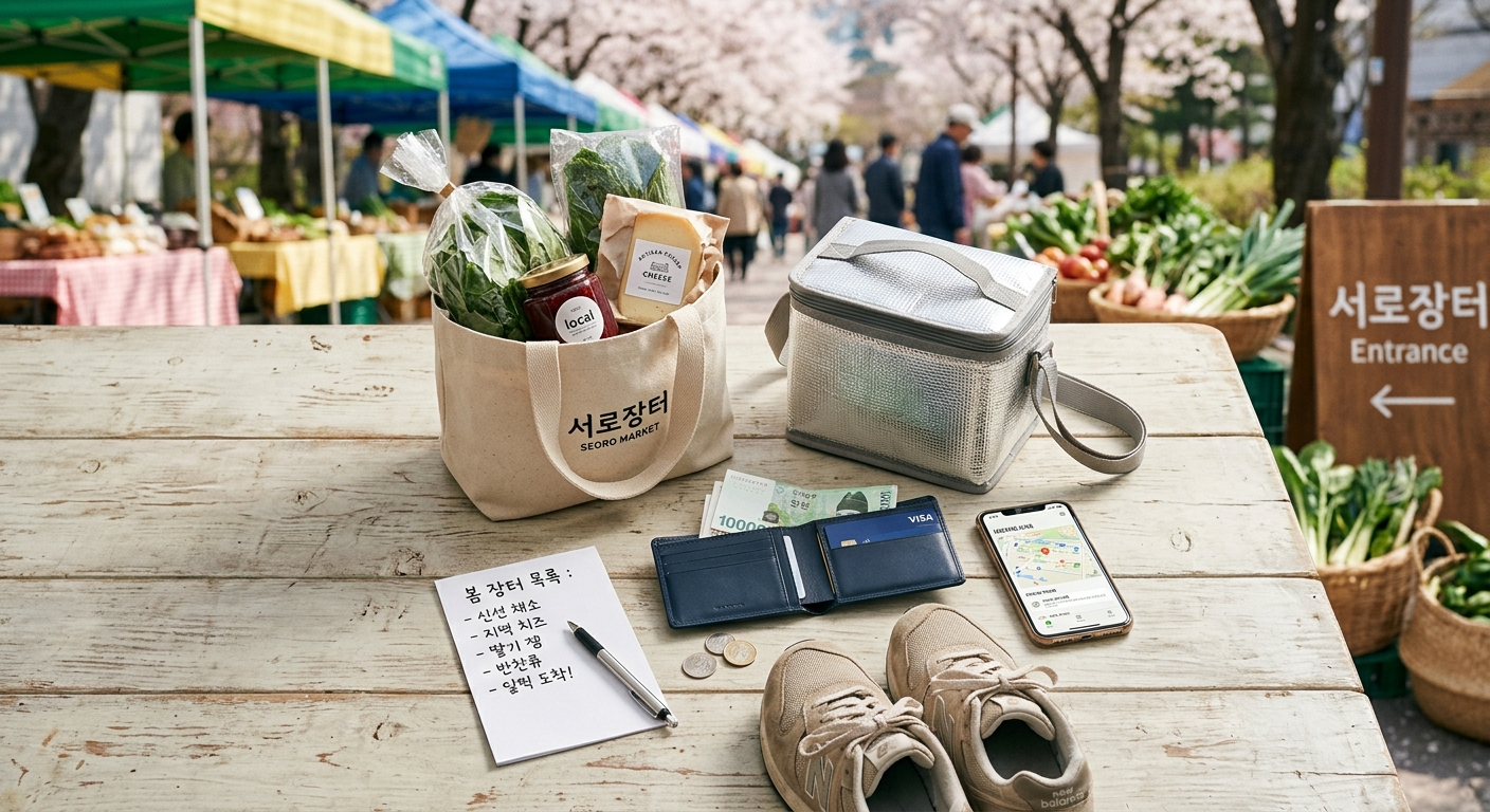 봄 장터를 더 알차게 즐기는 작은 팁도 챙겨보세요