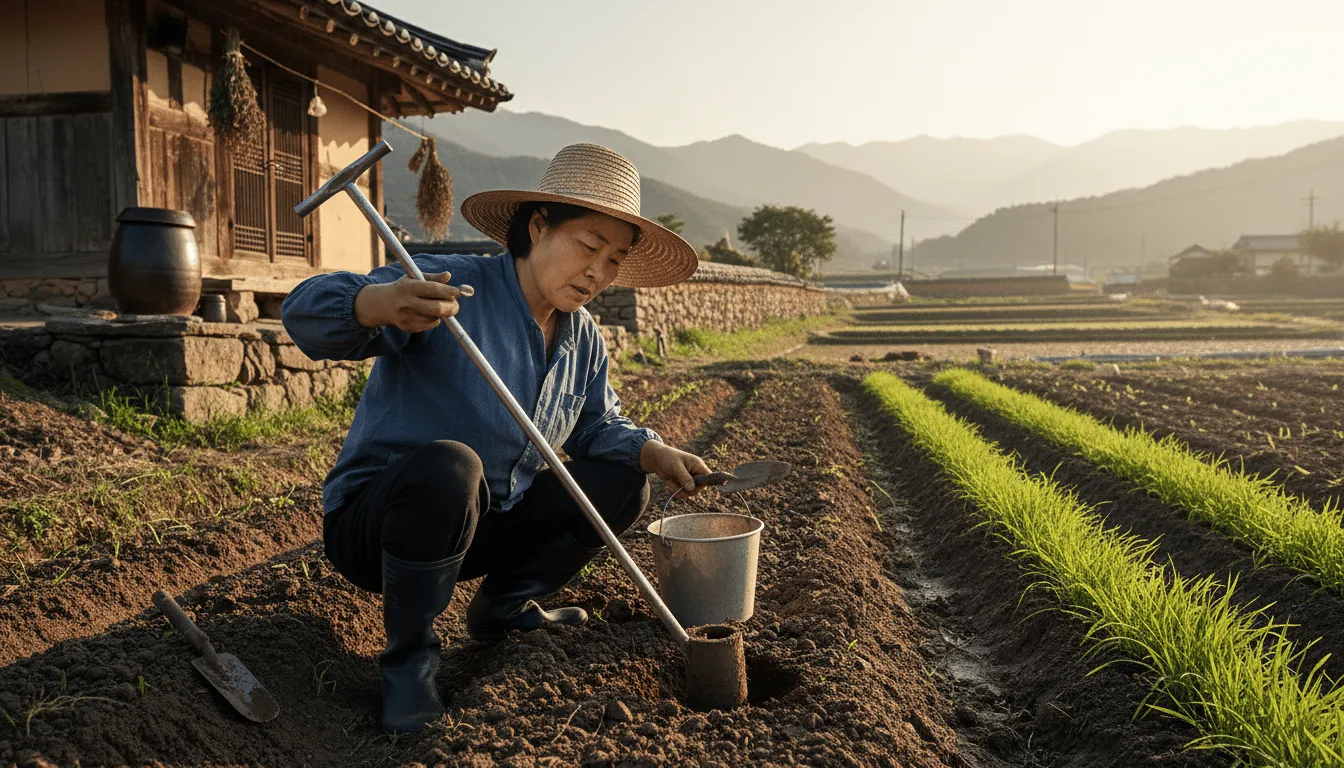 토양 검사, 비료 사용량 결정의 첫걸음