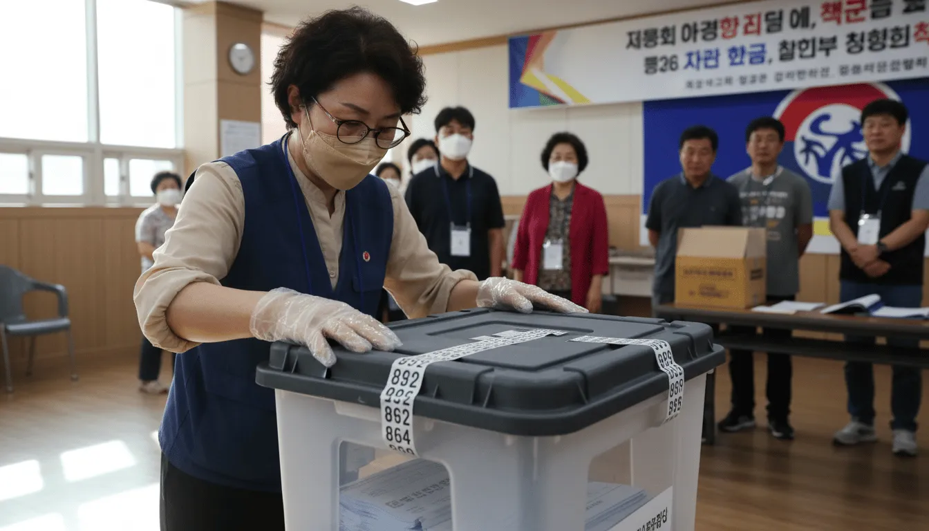 빈틈없는 보안 시스템의 시작: 투표지 접수부터!