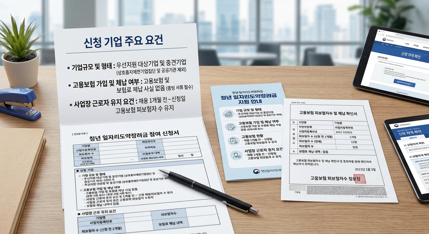 신청 기업 주요 요건