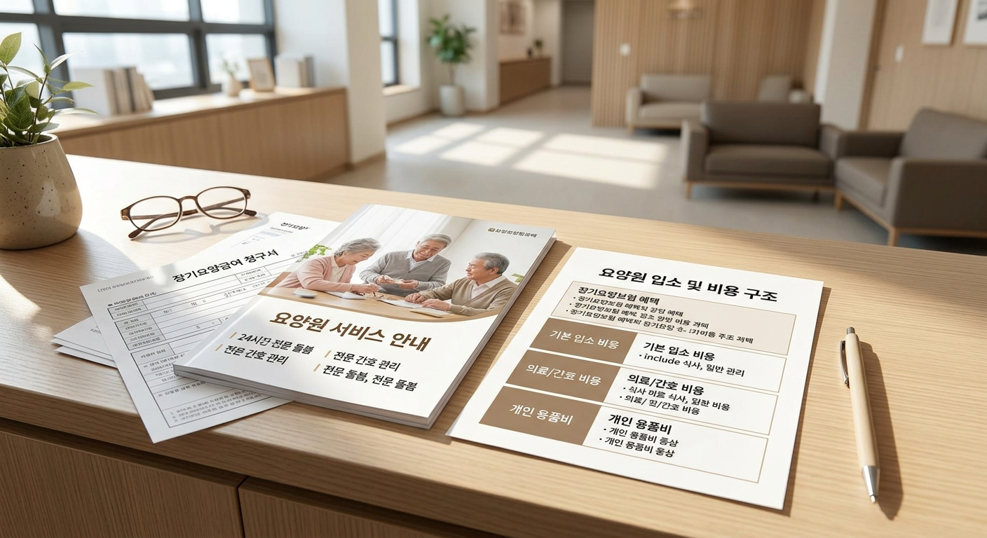 요양원 서비스 특징 및 비용 구조