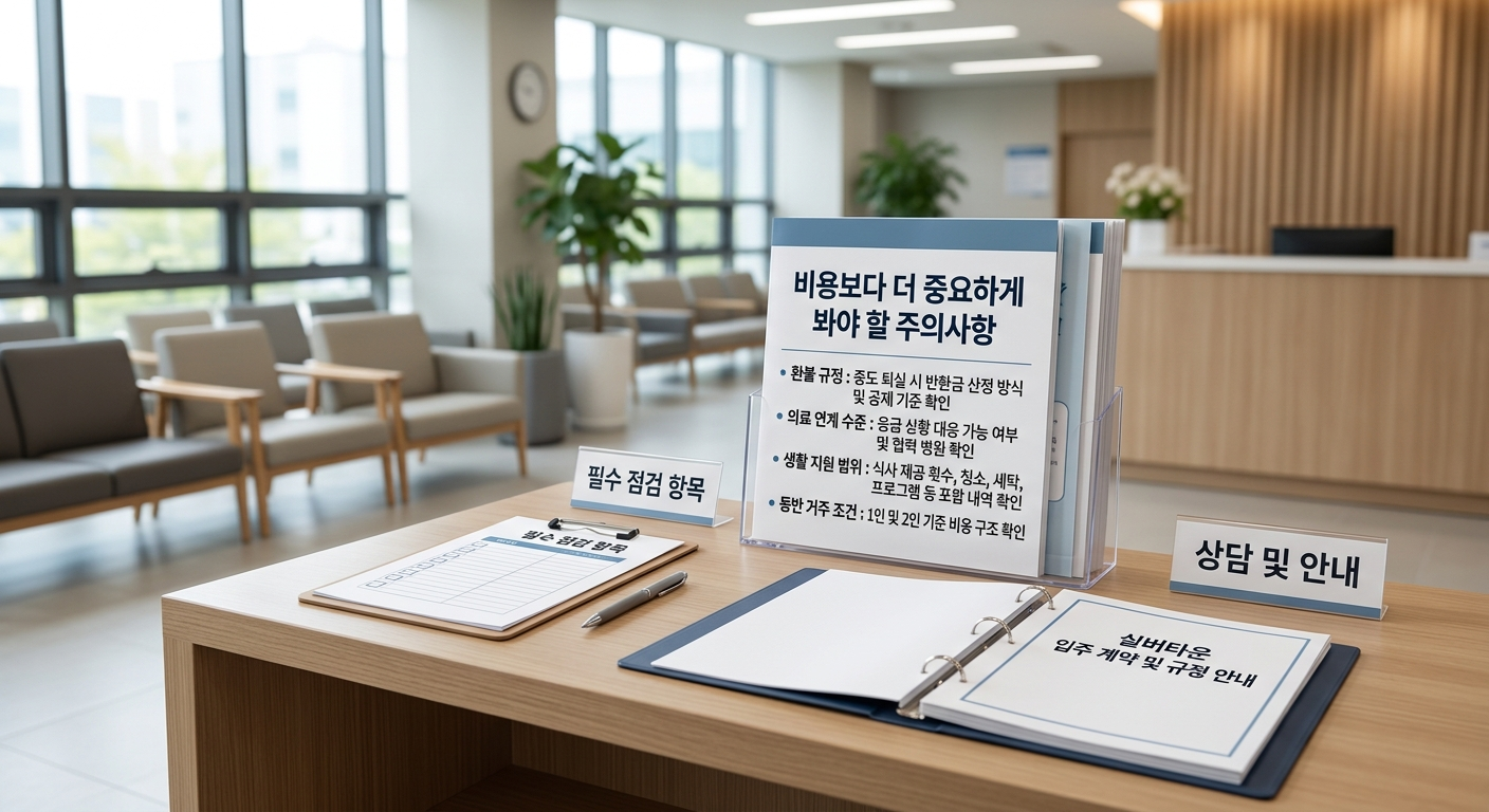비용보다 더 중요하게 봐야 할 주의사항