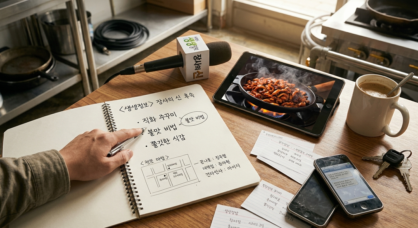 장사의 신, 이번에는 직화 주꾸미일까요?