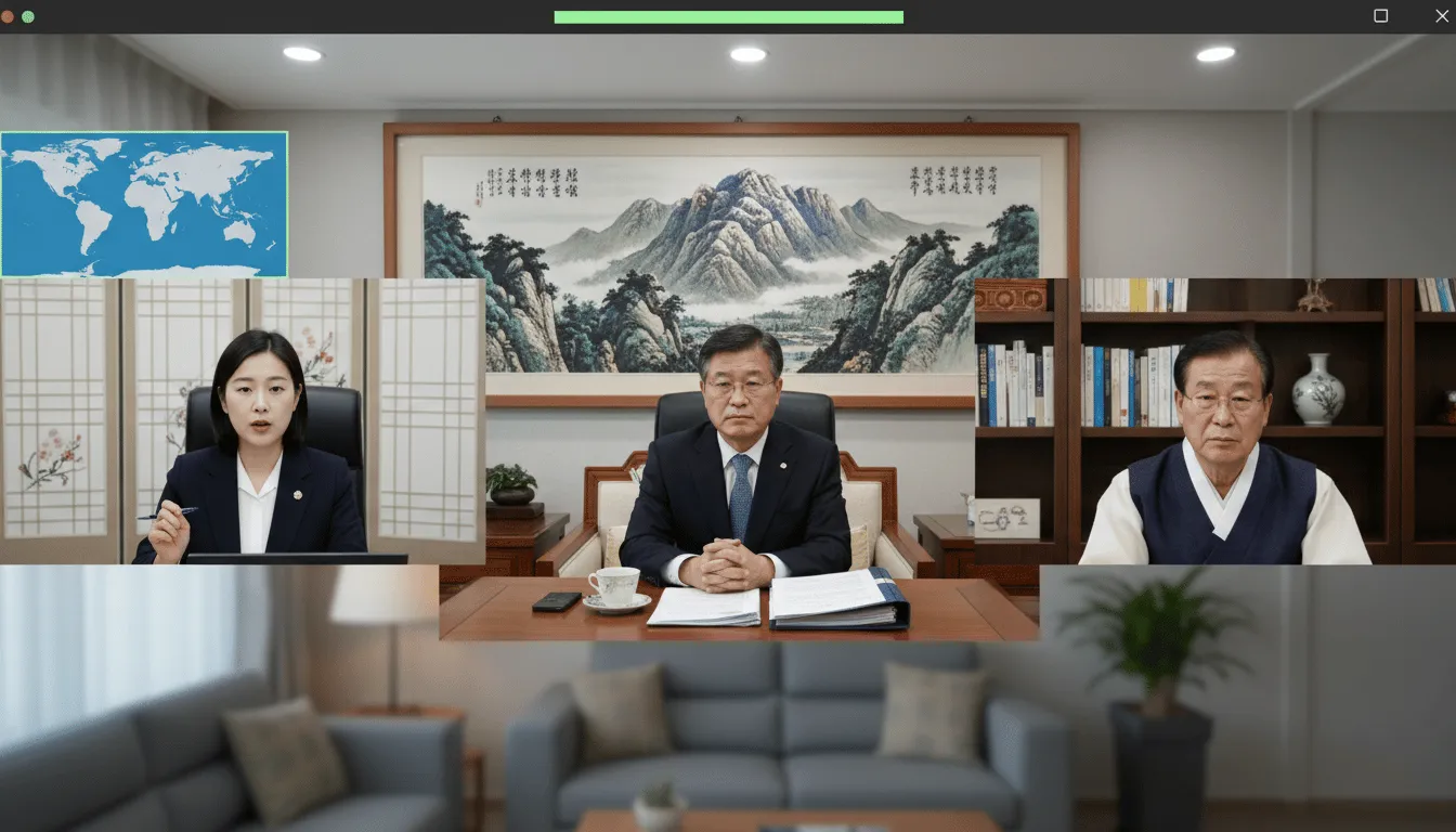 화상점검회의, 무엇을 논의했을까요?