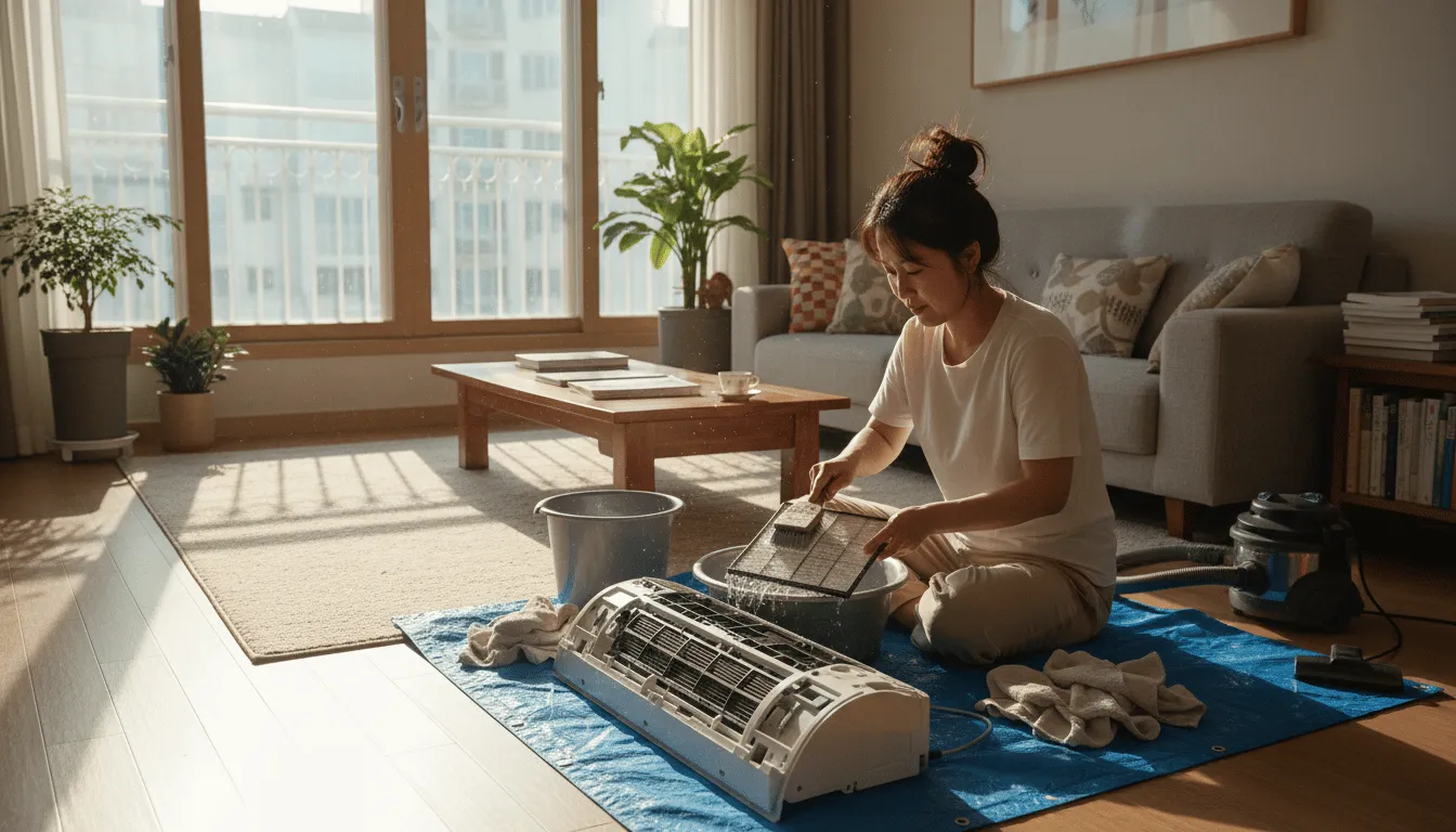 여름철 에어컨 필터 청소 체크 포인트