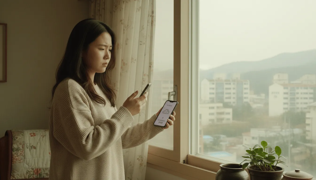 환절기 창문 환기 시간 정하는 방법과 미세먼지 체크 순서