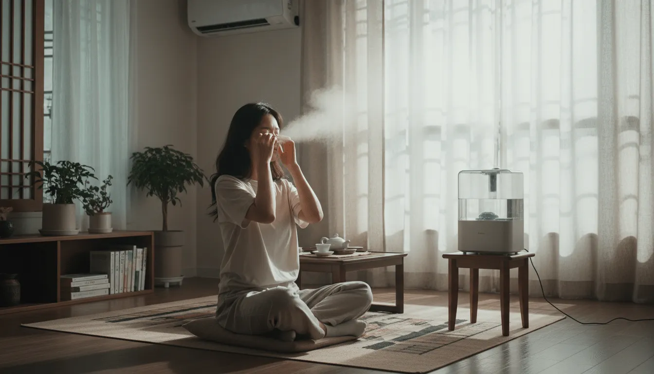 건조함은 냉방병의 또 다른 주범이에요