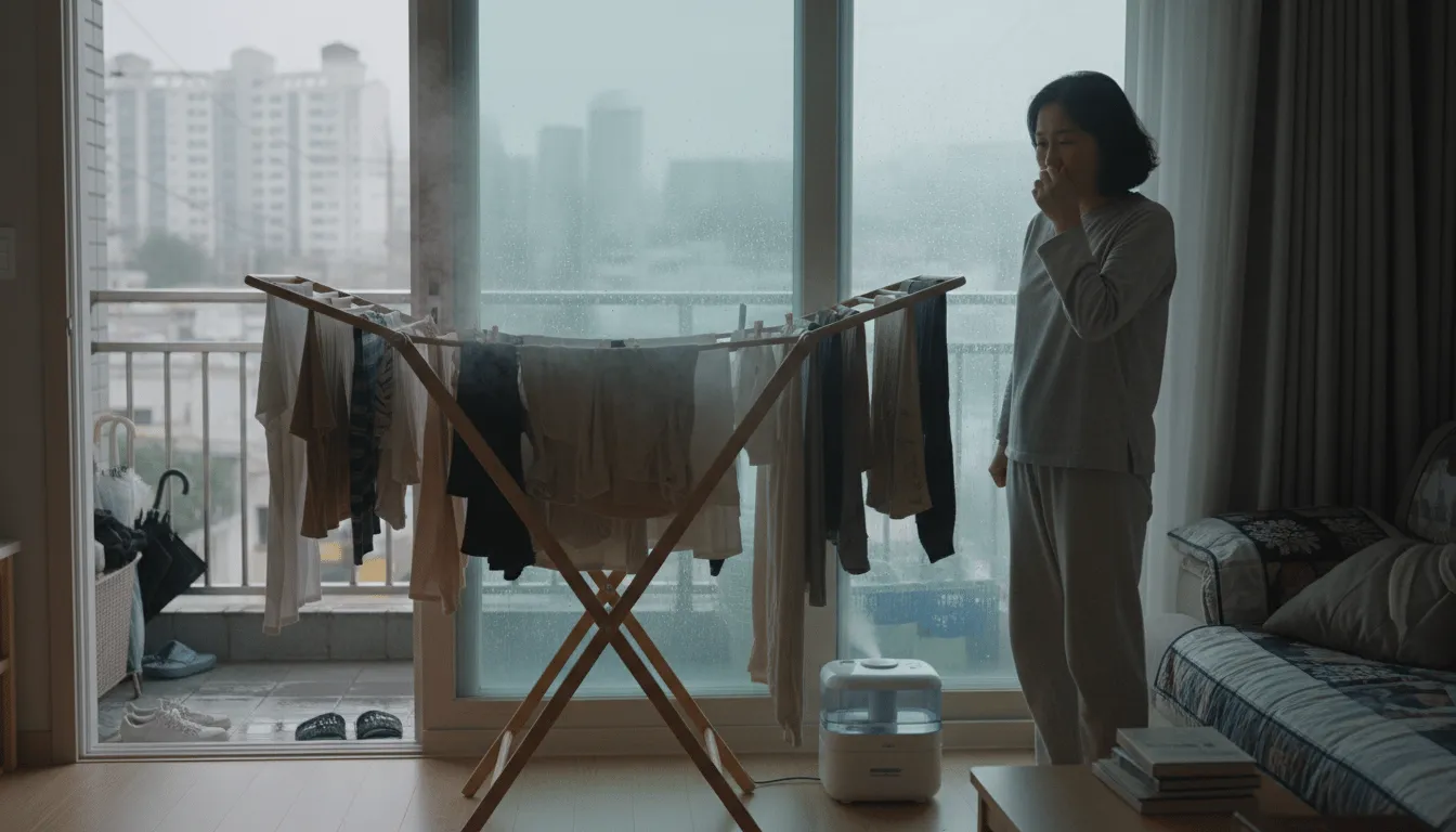 장마철 빨래 냄새, 왜 생기는 걸까요?