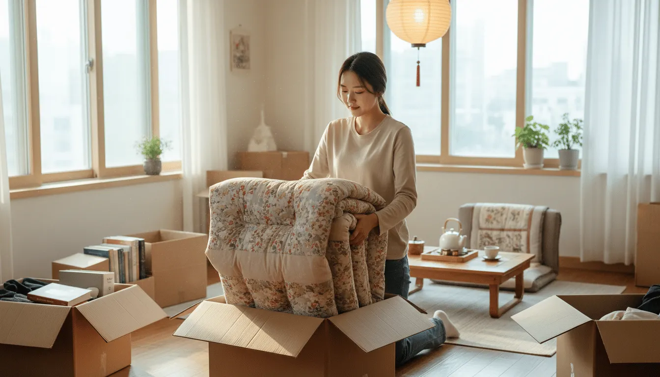 이사박스 12호 대형 물류 이불 정리 박스 상자