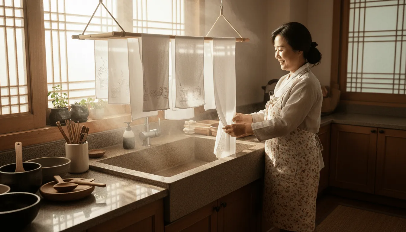 주방 행주 냄새 하는 법